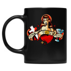 Кружка цветная UV-DTF