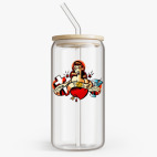 Банка с бамбуковой крышкой