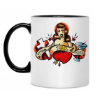 Кружка двухцветная