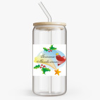 Банка с бамбуковой крышкой