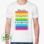 Мужская футболка органик