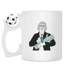 Кружка с футбольным мячиком