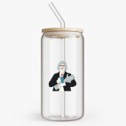 Банка с бамбуковой крышкой