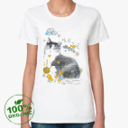 Женская футболка органик