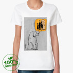 Женская футболка органик