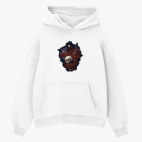 Толстовка худи оверсайз