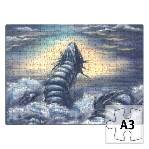 Пазл с принтом Морской дракон