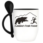 Кружка с ложкой