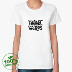 Женская футболка органик