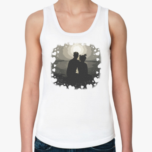 Женская майка с принтом Двое