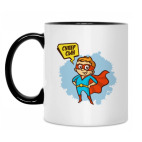 Кружка двухцветная