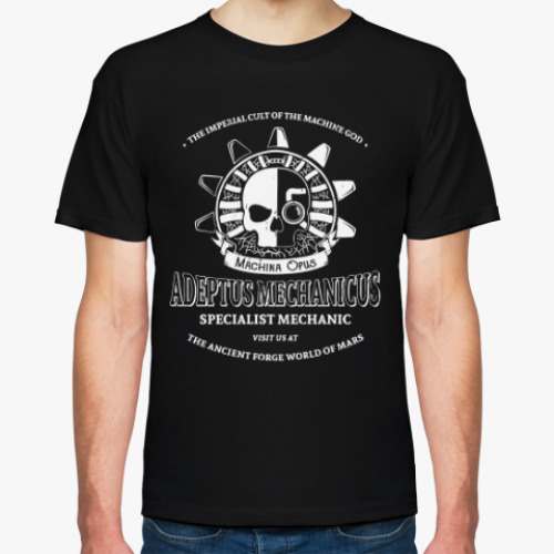 Футболка с принтом Адептус Механикус