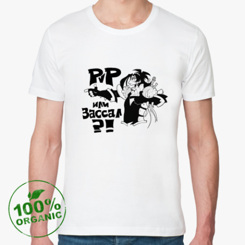 Футболка из органик-хлопка с принтом PvP