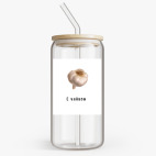 Банка с бамбуковой крышкой