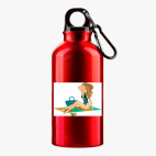 Металлическая бутылка 400 мл UV-DTF