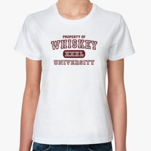 Классическая футболка Whiskey University