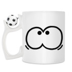 Кружка с футбольным мячиком