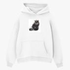 Толстовка худи оверсайз