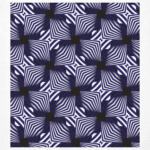 3 д треугольники в стиле зебра