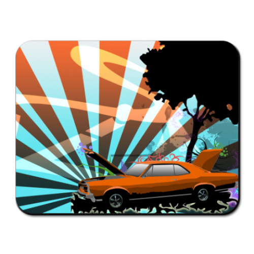 Коврик для мыши с принтом  Muscle Car