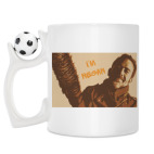 Кружка с футбольным мячиком