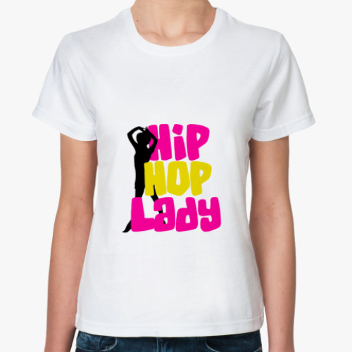 Классическая футболка Хип-хоп леди