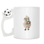 Кружка с футбольным мячиком