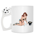 Кружка с футбольным мячиком