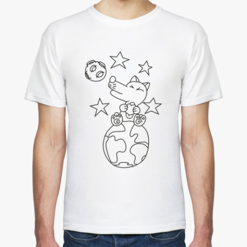 Футболка с принтом  'Winter night'