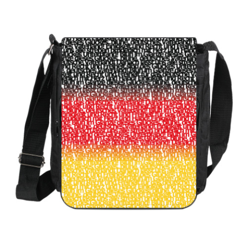 Сумка на плечо (мини-планшет) Флаг Германии