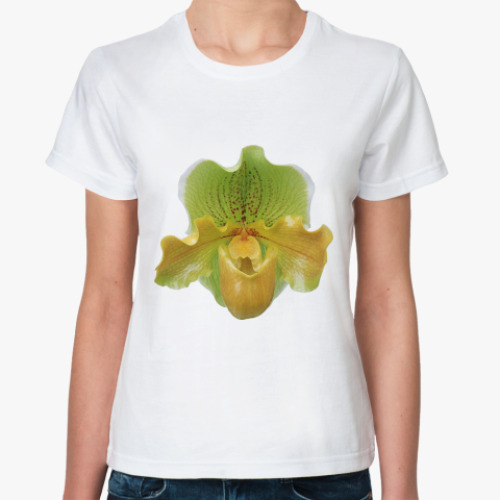 Классическая футболка  орхидея