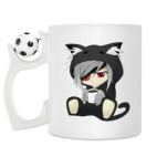 Кружка с футбольным мячиком