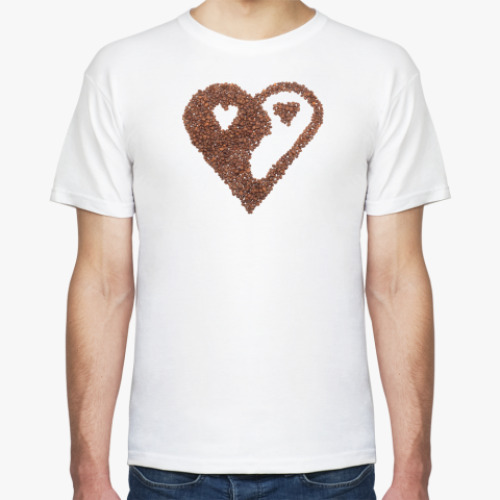 Футболка с принтом Кофе