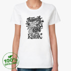 Женская футболка органик