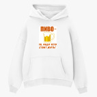 Толстовка худи оверсайз