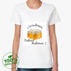 Женская футболка органик