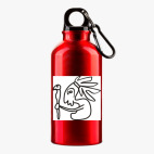 Металлическая бутылка 400 мл UV-DTF