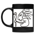 Кружка цветная UV-DTF