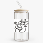 Банка с бамбуковой крышкой