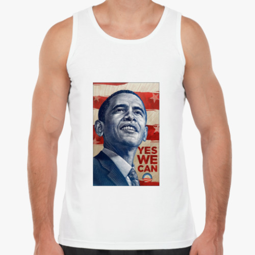 Майка с принтом Обама