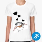 Женская спортивная футболка