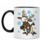 Кружка двухцветная