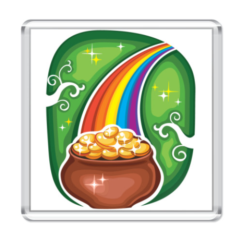 Магнит Магнит акриловый 6,5 x 6,5 см