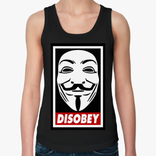 Женская майка Disobey