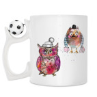 Кружка с футбольным мячиком