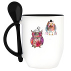 Кружка с ложкой