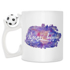 Кружка с футбольным мячиком