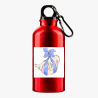 Металлическая бутылка 400 мл UV-DTF