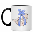 Кружка двухцветная