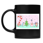 Кружка цветная UV-DTF